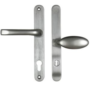 Mila ProSecure TS007 2* Lever Moveable Pad UPVC Multipoint Door Handles - 92/62mm PZ Sprung 212mm Screw Centres