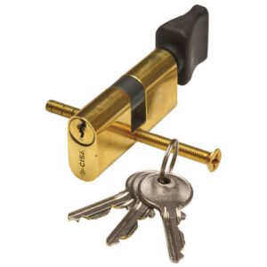 Cisa Oval Key and Turn Cylinders for Patio Doors