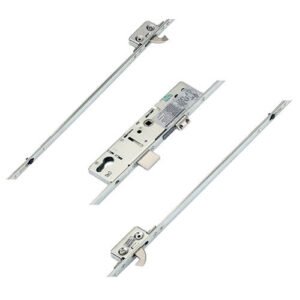 ERA Latch Deadbolt 2 Small Hooks Split Spindle Multipoint Door Lock - Option 3