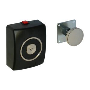 CQR AEM19001 Wall Mounted Door Hold Open Magnet 24V DC - Black Plastic (LEAD TIME: 2-3 DAYS)
