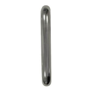 Round Bar D Pull Handles Bolt Through Fixing Satin Aluminium