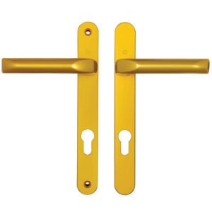 Hoppe Tokyo Lever Lever UPVC Multipoint Door Handles - 92mm PZ Unsprung 203mm Screw Centres