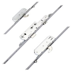 Avocet Latch Deadbolt 2 Hooks 2 Rollers Double Spindle Multipoint Door Lock - Option 1 - Shootbolt Compatible