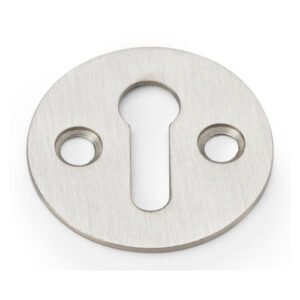 Alexander & Wilks AW399SN Victorian Standard Profile Escutcheon - Satin Nickel (LEAD TIME: 2-3 DAYS)