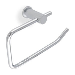 Alexander & Wilks AW450PC Brunel Diamond Knurled Toilet Roll Holder (LEAD TIME: 2-3 DAYS)