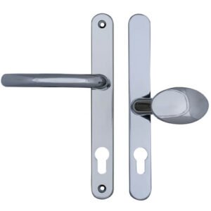 Fab & Fix Balmoral Lever Moveable Pad UPVC Multipoint Door Handles - 92mm/62mm PZ Sprung 212mm Screw Centres