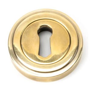 From The Anvil Round Escutcheon - Art Deco (LEAD TIME: 2-3 DAYS)