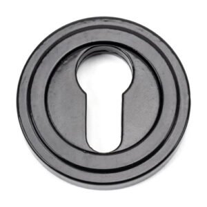 From The Anvil Round Euro Escutcheon - Art Deco (LEAD TIME: 2-3 DAYS)