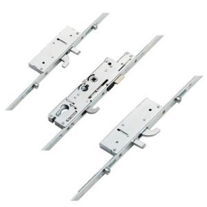 Fullex XL Latch 3 Hooks 2 Anti-Lift Pins 4 Rollers Multipoint Door Lock