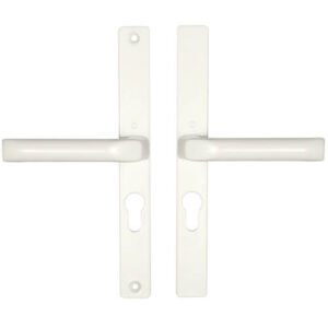 Hoppe London Lever Lever UPVC Multipoint Door Handles - 48mm PZ Sprung 215mm Screw Centres