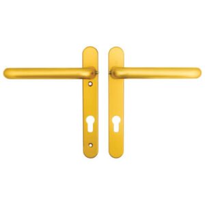 Hoppe Paris Extended Lever Lever UPVC Multipoint Door Handles - 92mm PZ Unsprung 122mm Screw Centres