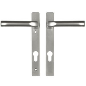 Hoppe London Lever Lever UPVC Multipoint Door Handles - 92mm PZ Unsprung 122mm Screw Centres