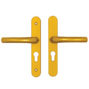 Hoppe Tokyo Lever Lever UPVC Multipoint Door Handles - 48mm PZ Sprung 160mm Screw Centres
