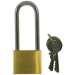 Ifam E Series 40mm Extra Long Shackle Brass Padlock