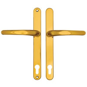 Millenco Lever Lever UPVC Multipoint Door Handles - 117mm PZ Sprung 237mm Screw Centres