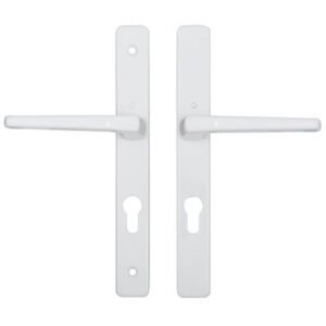 Hoppe Frankfurt Lever Lever UPVC Multipoint Door Handles - 70mm PZ Unsprung 200mm Screw Centres