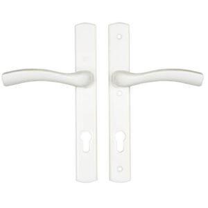 Winkhaus Palladio Lever Lever UPVC Multipoint Door Handles - 92mm PZ Unsprung 215mm Screw Centres