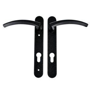 TSS Traditional Style Lever Lever UPVC Multipoint Door Handles - 92mm PZ Sprung 122mm Screw Centres