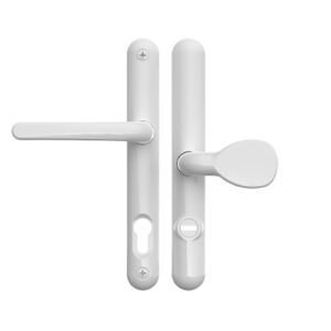 Brisant Secure Ultion TS007 2* Lever Pad UPVC Multipoint Door Handles - 92mm PZ Sprung 211mm Screw Centres