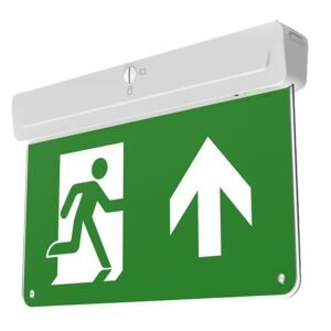 CQR BL/310/M/WH/865 LED Emergency Blade Exit Sign c/w Arrow Up Legend - White (LEAD TIME: 2-3 DAYS)