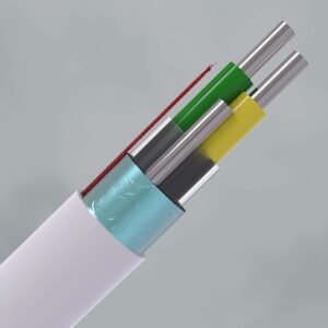 CQR CABS4HF/WH/SO/100/D Intruder Alarm Cable | 4 Solid Core | TYPE 1 | Dca | LSZH | White | 100m (LEAD TIME: 2-3 DAYS)