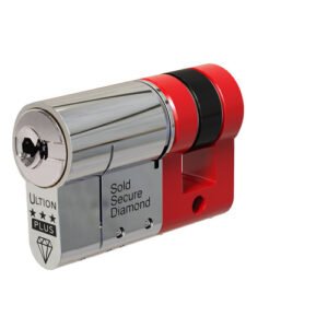 Ultion WMX Euro Single Cylinders British Standard Kitemarked TS007 3* - Brass or Chrome Finish (LEAD TIME: 2-3 DAYS)