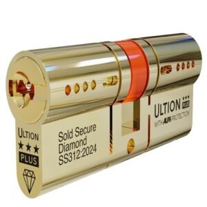 Ultion ALPS Euro Double Cylinders British Standard Kitemarked TS007 3* - Brass or Chrome Finish (LEAD TIME: 2-3 DAYS)