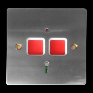 CQR EPA/STD/SS Panic Button | Electronic | Grade 2/3 | Stainless Steel | Key Resettable (LEAD TIME: 2-3 DAYS)