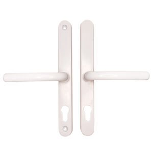 Fab & Fix Farnham Lever Lever UPVC Multipoint Door Handles - Without Snib 68mm PZ Sprung 215mm Screw Centres
