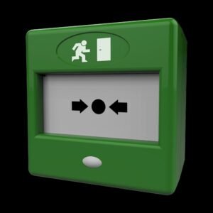 CQR FP3/GR FP3 Manual Call Point Resettable Single Pole - Green - (Standard) (LEAD TIME: 2-3 DAYS)