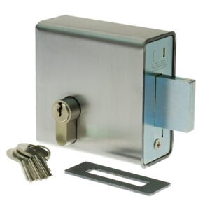 Gatemaster Rim Fixing Box with Double Throw Euro Deadlock Case