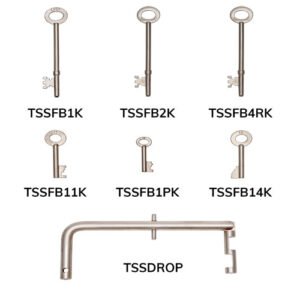 TSS Fire Brigade Rim/Mortice & Padlock Key Set